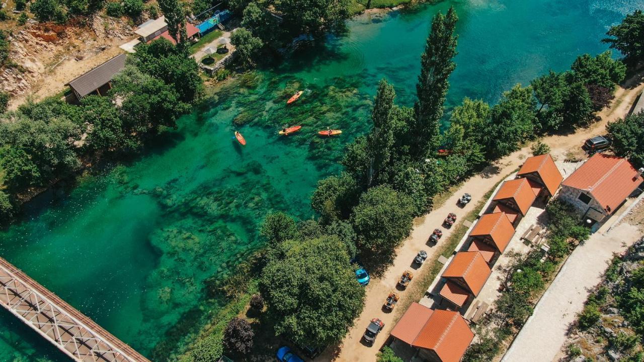 River Huts Zrmanja Obrovac Bagian luar foto