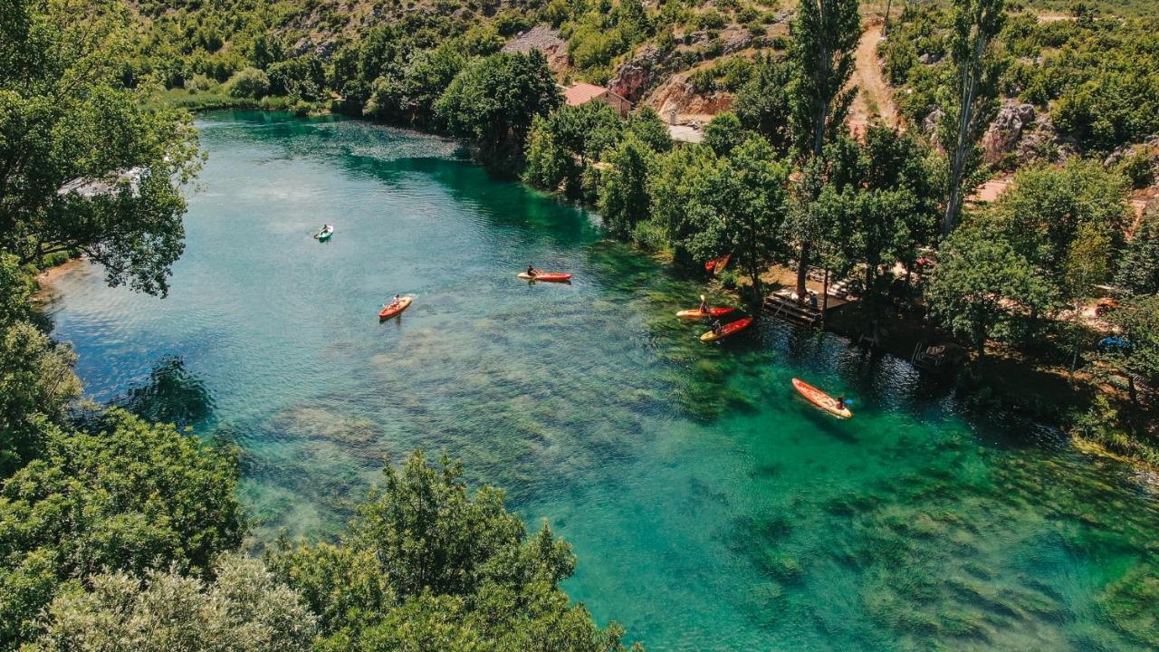 River Huts Zrmanja Obrovac Bagian luar foto